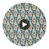 Cornwall | Anna French Wallcovering Circular Swatch | DW