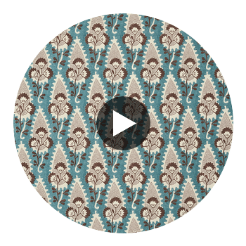 Cornwall | Anna French Wallcovering Circular Swatch | DW