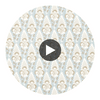Cornwall | Anna French Wallcovering Circular Swatch | DW