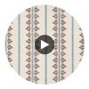 Fern Stripe | Anna French Wallcovering Circular Swatch | DW
