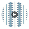 Fern Stripe | Anna French Wallcovering Circular Swatch | DW
