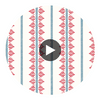 FERN STRIPE WALLPAPER Circular Swatch | DW