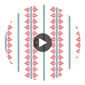 FERN STRIPE WALLPAPER Circular Swatch | DW