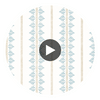 Fern Stripe | Anna French Wallcovering Circular Swatch | DW