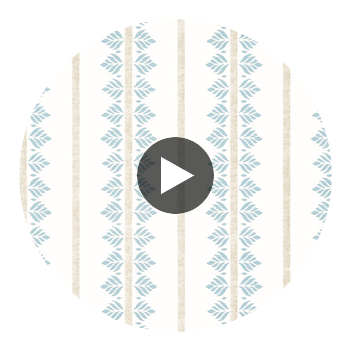 Fern Stripe | Anna French Wallcovering Circular Swatch | DW