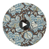 Javanese Stripe | Anna French Wallcovering Circular Swatch | DW