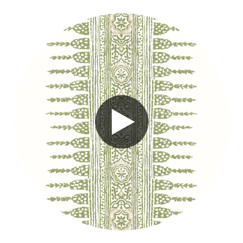 Javanese Stripe | Anna French Wallcovering Circular Swatch | DW