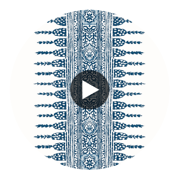 Javanese Stripe | Anna French Wallcovering Circular Swatch | DW
