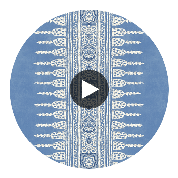 Javanese Stripe | Anna French Wallcovering Circular Swatch | DW