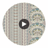 Takao Weave | Anna French Wallcovering Circular Swatch | DW