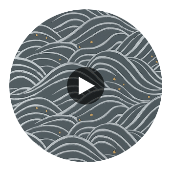 Waves | Anna French Wallcovering Circular Swatch | DW