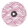 Waves | Anna French Wallcovering Circular Swatch | DW