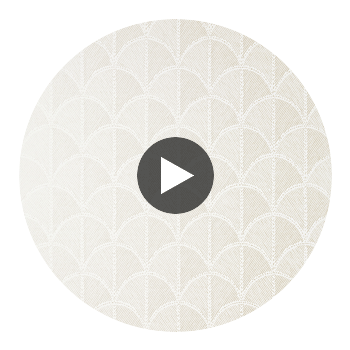 Seton Scallop | Anna French Wallcovering Circular Swatch | DW
