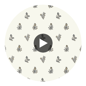 Jouy | Anna French Wallcovering Circular Swatch | DW