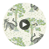Kahna | Anna French Wallcovering Circular Swatch | DW
