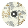 Kahna | Anna French Wallcovering Circular Swatch | DW