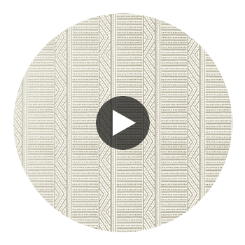 Montecito Stripe | Anna French Wallcovering Circular Swatch | DW
