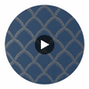 Burmese | Anna French Wallcovering Circular Swatch | DW