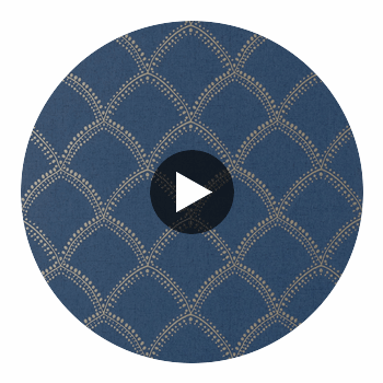 Burmese | Anna French Wallcovering Circular Swatch | DW