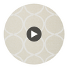 Watercourse | Anna French Wallcovering Circular Swatch | DW