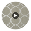 Watercourse | Anna French Wallcovering Circular Swatch | DW