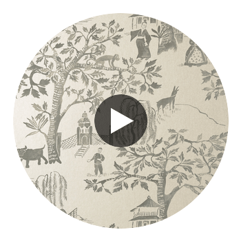 Willow Wood | Anna French Wallcovering Circular Swatch | DW