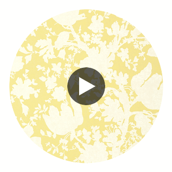 Garden Silhouette | Anna French Wallcovering Circular Swatch | DW