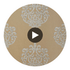 Arran | Anna French Wallcovering Circular Swatch | DW