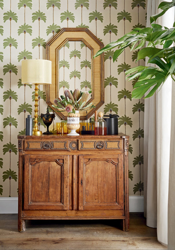 Sunset Boulevard Beige - Beige Wallcovering | Thibaut