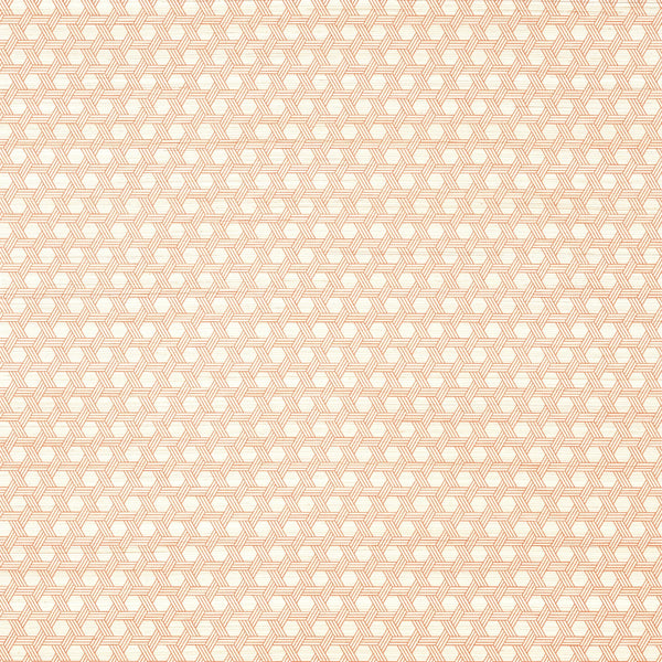 Pergola Orange - Orange Wallcovering | Thibaut