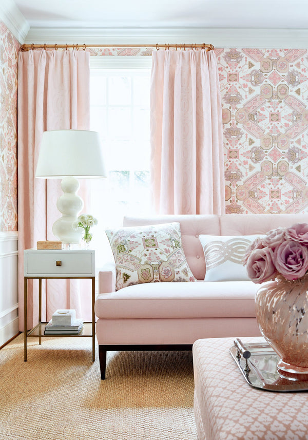 Persian Carpet Blush - Blush Wallcovering | Thibaut