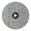 Aedan Dove | Thibaut Wallcoverings Circular Swatch | Thibaut Wallpaper