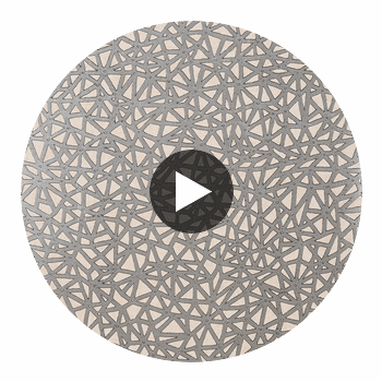 Aedan Blush | Thibaut Wallcoverings Circular Swatch | Thibaut Wallpaper