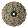 Aedan Black | Thibaut Wallcoverings Circular Swatch | Thibaut Wallpaper