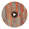 Alcantara Orange Printed Fabrics | Thibaut Wallpaper Circular Swatch | Thibaut Wallpaper