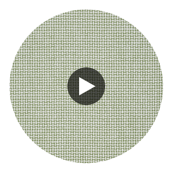 Baker Weave Green | Thibaut Wallcoverings Circular Swatch | Thibaut