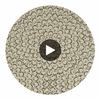 Aster Charcoal | Thibaut Wallcoverings Circular Swatch | Thibaut