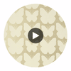 Aldora Champagne Pearl | Thibaut Wallcoverings Circular Swatch | Thibaut Wallpaper