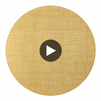 Bankun Raffia Metallic Gold | Thibaut Wallcoverings Circular Swatch | Thibaut Wallpaper