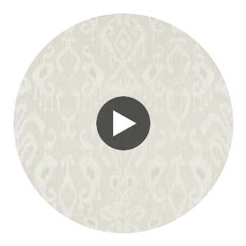 Bravado Ikat Grey | Thibaut Wallcoverings Circular Swatch | Thibaut