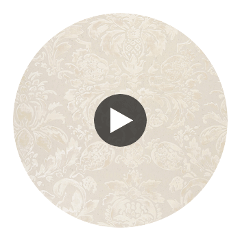 Lyndon Damask Grey | Thibaut Wallcoverings Circular Swatch | Thibaut