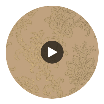 Shapell Tobacco | Thibaut Wallcoverings Circular Swatch | Thibaut