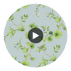 De Soto Blue | Thibaut Wallcoverings Circular Swatch | Thibaut