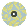 Regatta Raffia Green and Blue | Thibaut Wallcoverings Circular Swatch | Thibaut