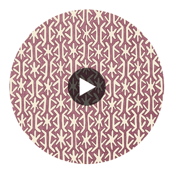 Rinca Plum | Thibaut Wallcoverings Circular Swatch | Thibaut
