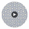 Rinca Blue | Thibaut Wallcoverings Circular Swatch | Thibaut