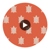 Turtle Bay Coral | Thibaut Wallcoverings Circular Swatch | Thibaut