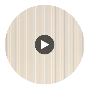 Harrison Stripe Blue and Linen | Thibaut Wallcoverings Circular Swatch | Thibaut