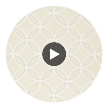 Pearl Trellis Bone | Thibaut Wallcoverings Circular Swatch | Thibaut