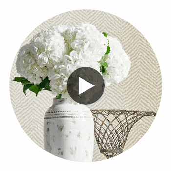 Medina Bone | Thibaut Wallcoverings Circular Swatch | Thibaut